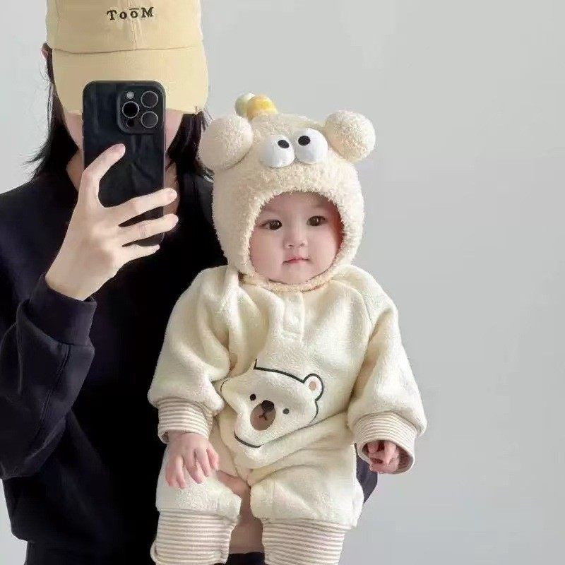 宝宝帽子秋冬季可爱超萌球球婴幼儿童护耳帽保暖毛绒帽男女童套头,淘宝优惠券,粉丝福利购,淘宝优惠卷