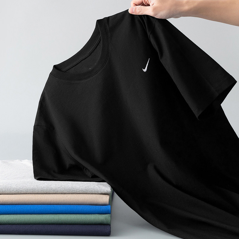 Nike耐克黑色T恤男上衣新款薄纯棉棉质透气训练健身服短袖运动服,淘宝优惠券,粉丝福利购,淘宝优惠卷