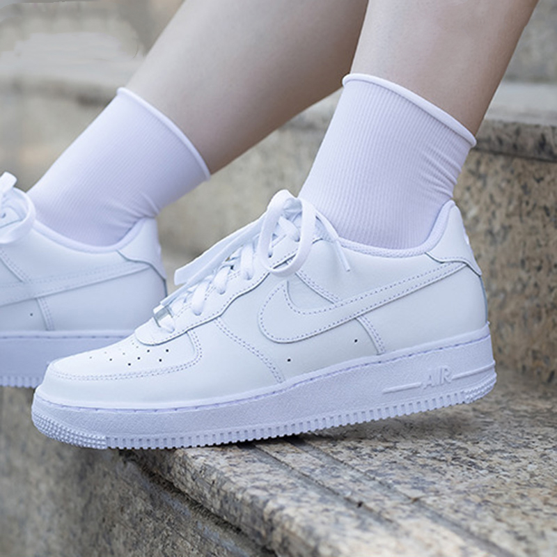 NIKE耐克AF1空军一号女鞋低帮运动鞋纯白休闲板鞋DH2920-图2