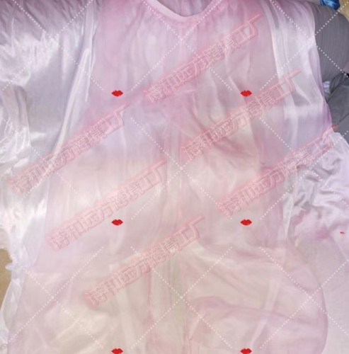 25上新性感男女穿超柔滑冰丝纱巾透视中长款裤子柔滑细腻透气裸色 - 图2