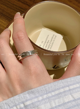 柏林少女小众设计高级感戒指女