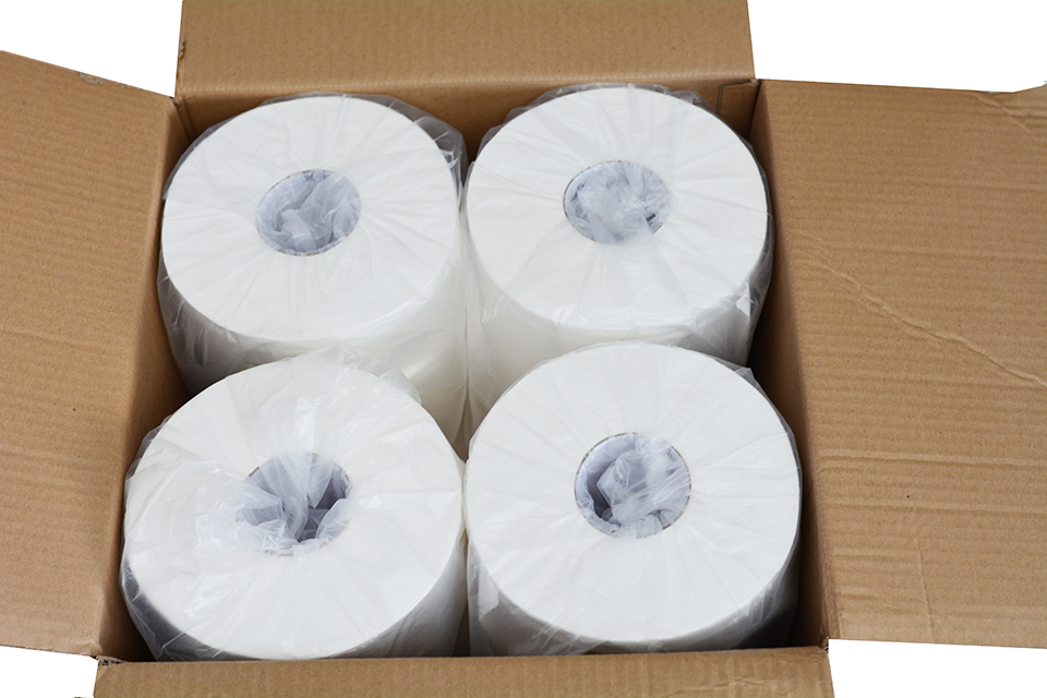 五月花大卷纸大盘纸卫生纸220米600克12卷A1178SH商用大盘纸厕纸-图0