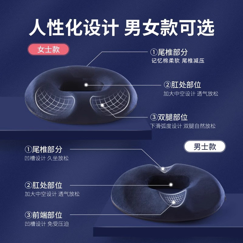 痔疮坐垫办公室久坐孕妇尾椎骨减压术后专用轮椅肛瘘防屁股痛产妇