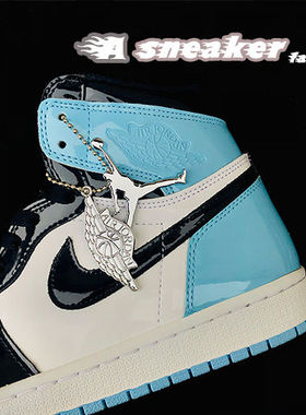 aj1装饰品联名潮流鞋带飞翼挂坠