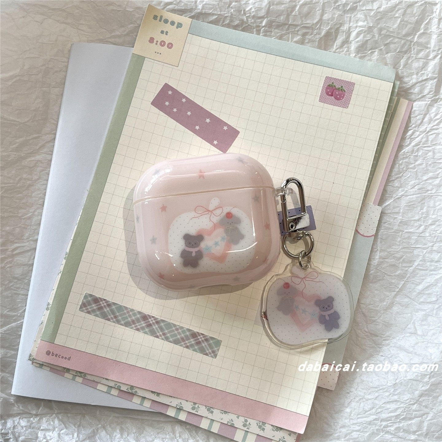 ins风星星爱心小熊狗狗适用airpods pro3保护套pro二代airpodspro2耳机套壳4代苹果无线蓝牙三代airpods3可爱,淘宝优惠券,粉丝福利购,淘宝优惠卷