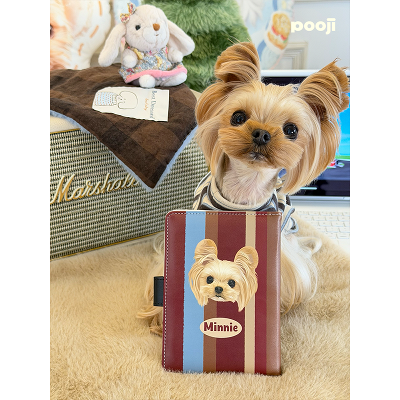 POOJI宠物定制护照夹证件包保护套多功能卡包狗狗猫来图DIY礼物,淘宝优惠券,粉丝福利购,淘宝优惠卷