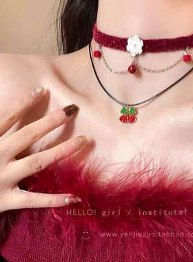 秋冬氛围感项链女甜美百搭铃铛