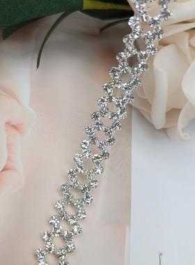 欧美跨境饰品 简约时尚手链满钻 婚礼派对ins 风格 首饰手饰晚宴