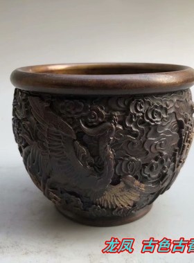 摆件水缸香炉工艺品铜缸