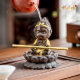 ເສດຖີຜູ້ຍິ່ງໃຫຍ່ Sun Wukong ເຄື່ອງປະດັບ pet ຊາຊາຍສີມ່ວງແມ່ນ exquisite ແລະສາມາດລ້ຽງໄດ້