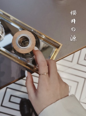 镀金贝珠超细显瘦礼物戒指环