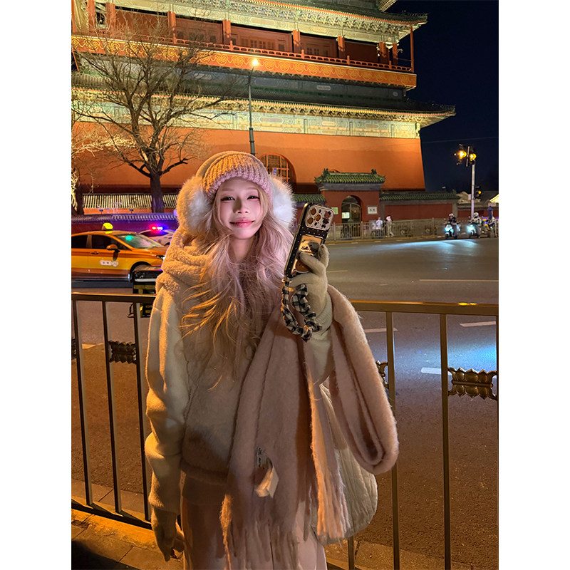 NECOYEP 美式毛茸连帽无袖棉马甲男女秋冬潮流百搭保暖叠穿外套,淘宝优惠券,粉丝福利购,淘宝优惠卷