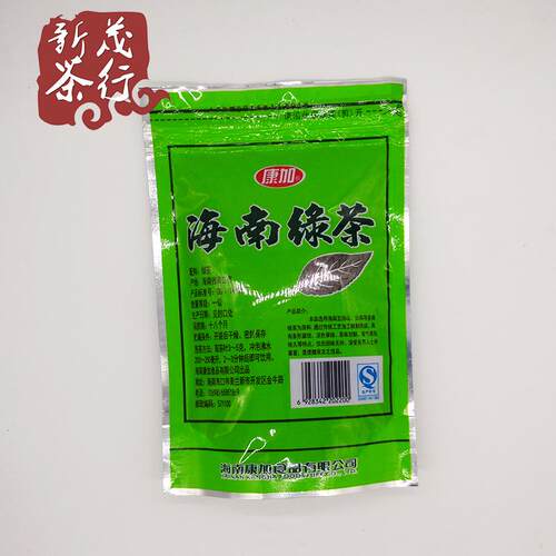热销海南康加绿茶100克茶叶特产五指山雨前明前云雾袋装包装 - 图3