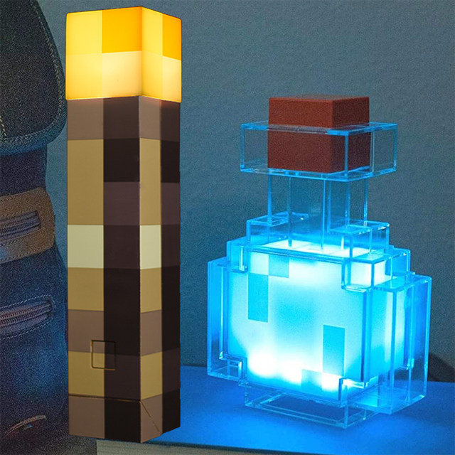 Hot Sell Mine Craft Game Peripherals Torch Miner's Lamp Children's Model  Toy Touch Night Light - Buy Hot Sell Mine Craft Game Peripherals Torch  Miner's Lamp Children's Model Toy Touch Night Light