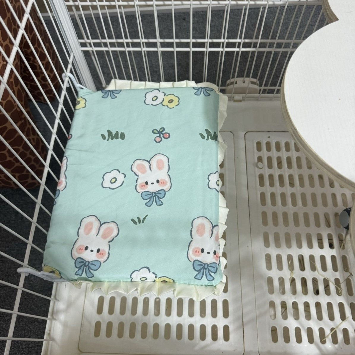 兔兔笼挂床小宠跳板挂式侏儒兔休息台阁楼笼用小平台宠物兔可爱窝,淘宝优惠券,粉丝福利购,淘宝优惠卷