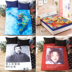 Cá tính sáng tạo nam màu đen giường 笠 哈斯奇 床 品 1,2 mét sắt người đàn ông trải giường nệm hoạt hình - Trang bị Covers Mua ga phủ giường Trang bị Covers