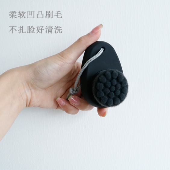 软毛双面洗脸刷硅胶洁面仪手动按摩洁面刷毛孔清洁脸部美妆工具,淘宝优惠券,粉丝福利购,淘宝优惠卷