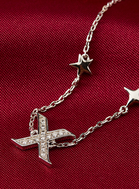 银白色锆石衍生品手链