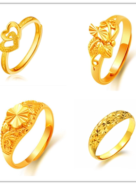 情侣其他戒指戒指女久不掉