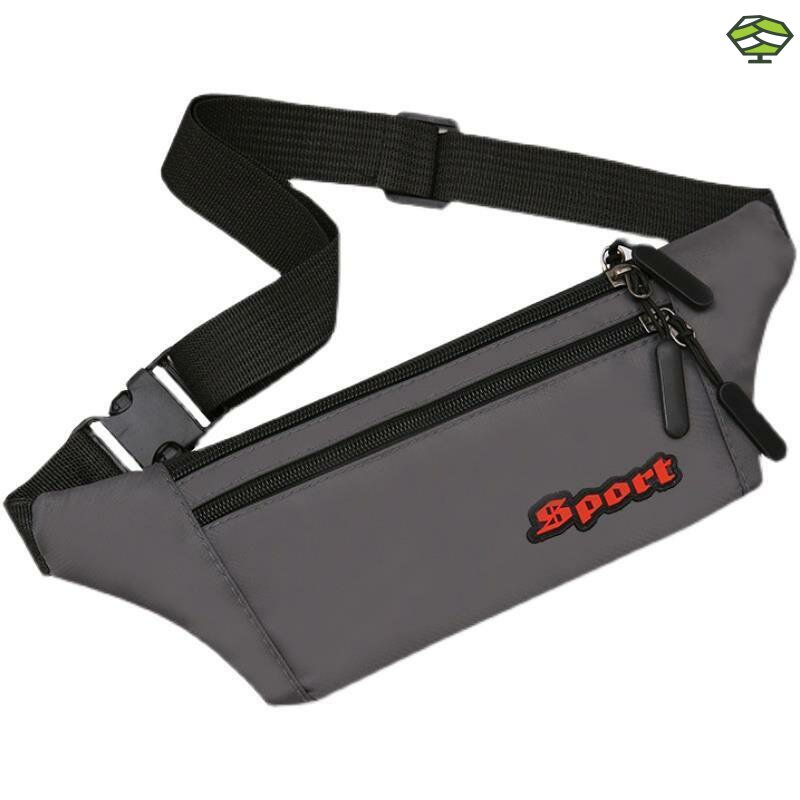Construction site work waist bag 2026 Oxford cloth casual waist bag thin close-fitting running sports mobile phone bag unisex