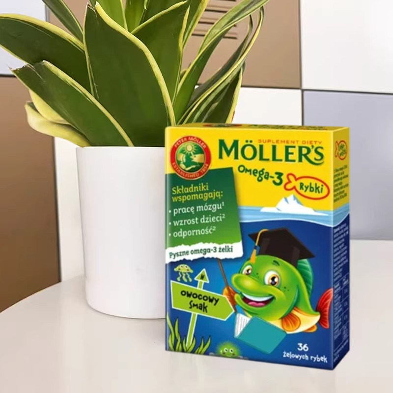 挪威Mollers沐乐思深海鱼油小鱼果冻DHA儿童鱼油 omega3欧米茄3,淘宝优惠券,粉丝福利购,淘宝优惠卷