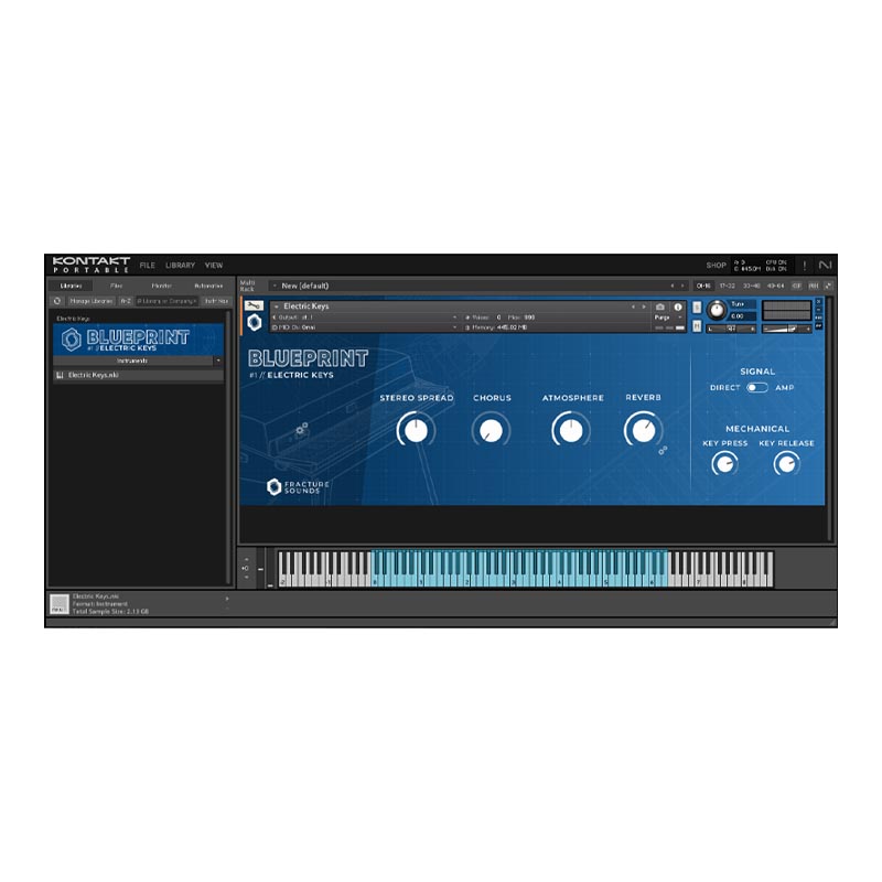 电子键盘音源Fracture Sounds Blueprint Electric Keys kontakt - 图0