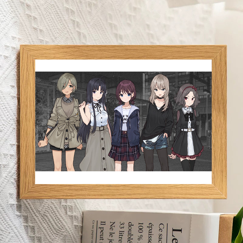 哭泣少女乐队GirlsBandCry木质相框摆台仁菜周边桌面摆件定制礼物,淘宝优惠券,粉丝福利购,淘宝优惠卷