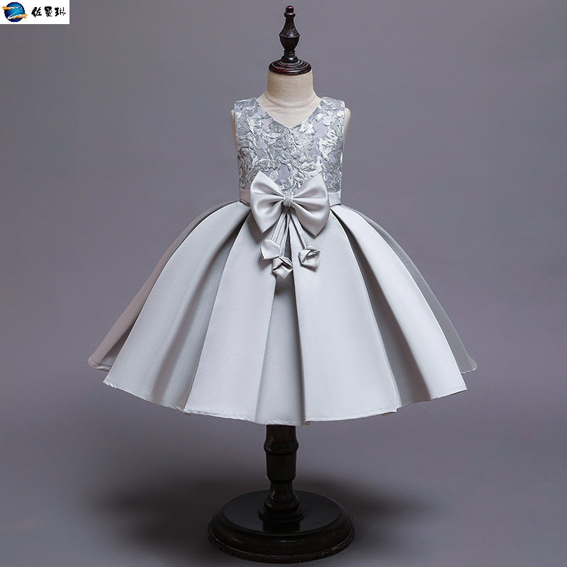 时尚高档儿童婚纱生日走秀演出服 佐曼琳连衣裙