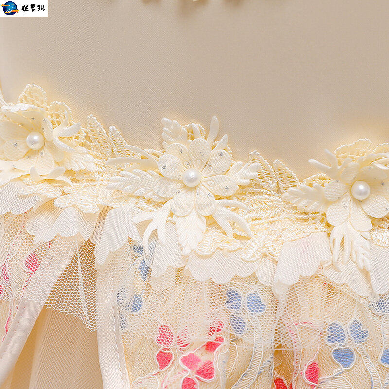 童装公主裙蓬蓬女童短袖钢琴演出服 佐曼琳连衣裙