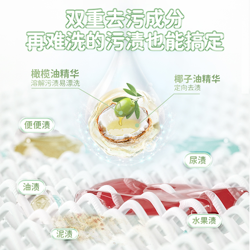好爸爸婴儿手洗低泡洗衣液950g
