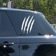 Devil's Claw Ghost Claw Covers Scratches Electric Car Sticker