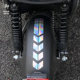 Arrow car stickers cover scratches on electric motorcycle body