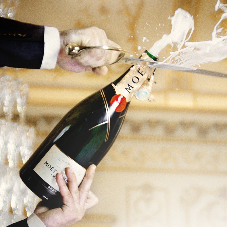 Moet Chandon法国进口酩悦香槟绝干型起泡葡萄酒 750ml 正品 无盒 - 图2