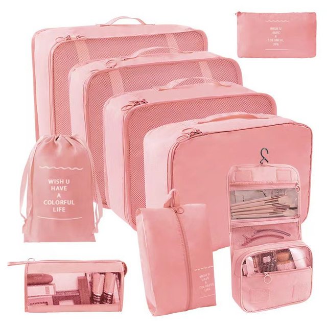 Amazon's popular travel storage bag seven-piece set of clothes sorting storage bags suitcase clothes packing bags