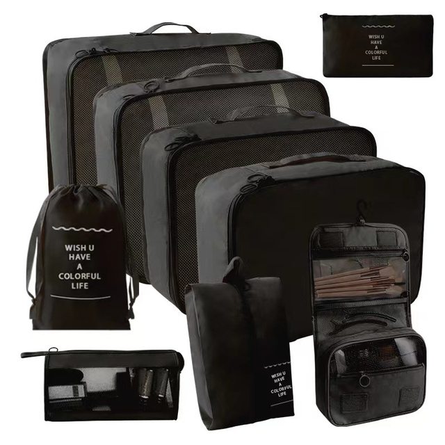 Amazon's popular travel storage bag seven-piece set of clothes sorting storage bags suitcase clothes packing bags