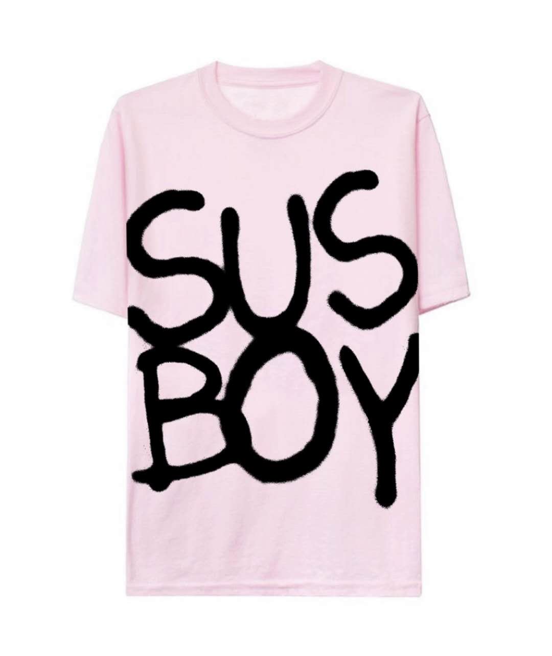 【现货】PINK LILPEEP SUS BOY TEE SHIRT短袖体恤OVERSIZE潮牌-图1