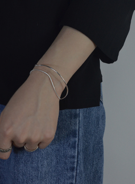 小众线条2021年新款设计法式手链