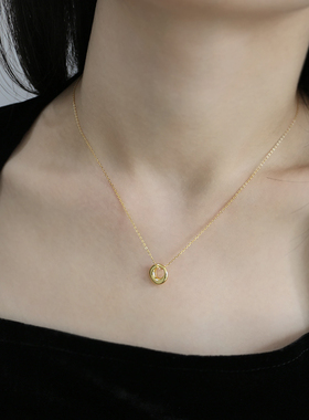 无怯925纯银纯银十字链极简设计