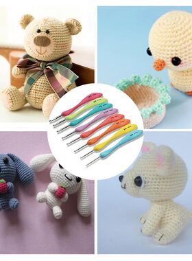 8pcs Crochet Hook 2.5-6.0mm Aluminum Crochet Needles With Co