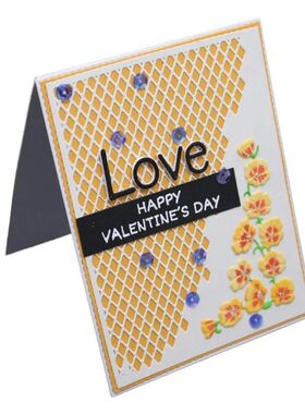Grid Border Metal Cutting Dies Scrapbooking Album Paper Card