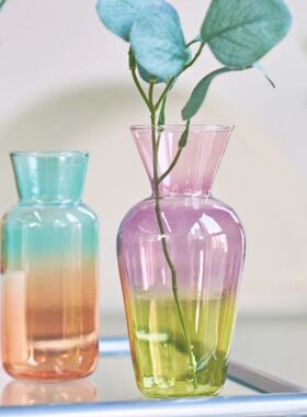 Nordic Mini Vase Creative Flower Vases Decorative Glass Bott