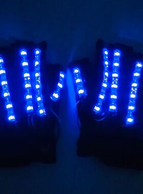 LED发光手套LED发光眼镜酒吧道具