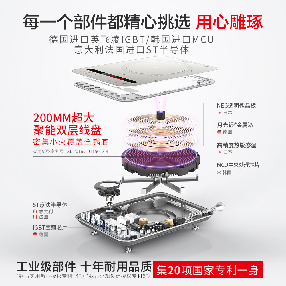 【急速发货】钛古家用特价爆炒电磁炉 taigroo电磁炉/陶炉