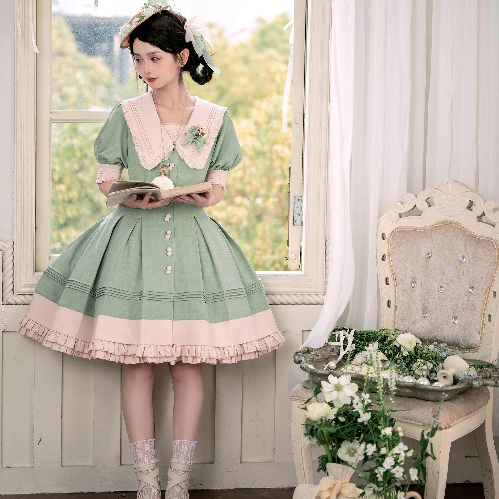 【时之神殿lolita】+意向金+春节再贩+忒修斯之船+短袖做旧面料OP,淘宝优惠券,粉丝福利购,淘宝优惠卷