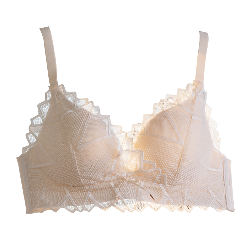 少女生聚拢纯欲薄款无钢圈2021内衣 春天芭莎文胸