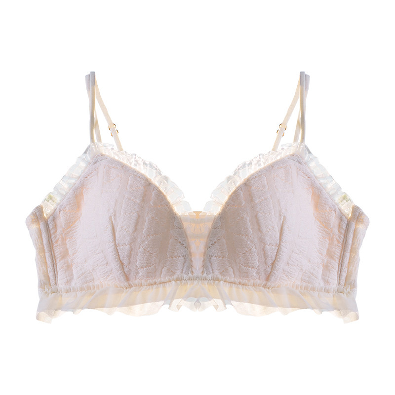 纯欲内衣女小胸少女聚拢 春天芭莎文胸