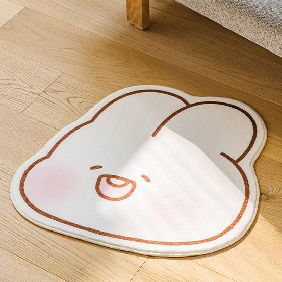 韩国代购进口奶油泡芙兔shuya脚垫进门地垫/兔兔客厅卧室地毯周边,淘宝优惠券,粉丝福利购,淘宝优惠卷