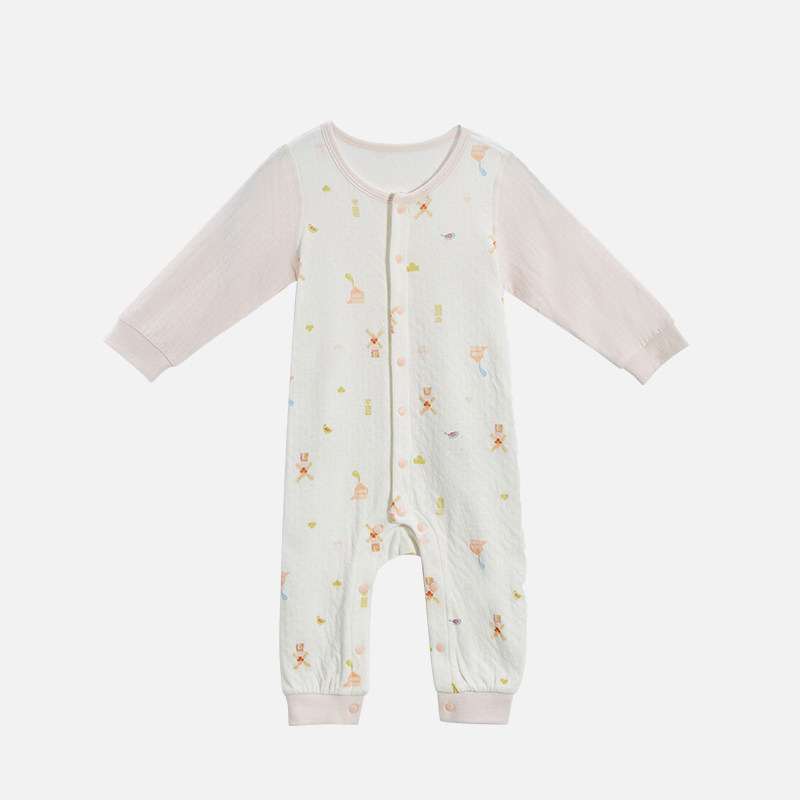 family好孩子春秋新生儿纯棉哈衣 familybygb童装连身衣/爬服/哈衣
