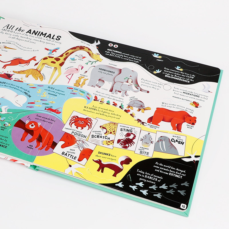 进口英文原版 Usborne尤斯伯恩LIFT-THE-FLAP BIOLOGY生物学儿童英语课外扩展阅读读物 少儿生物知识科普百科纸板翻翻书 - 图1