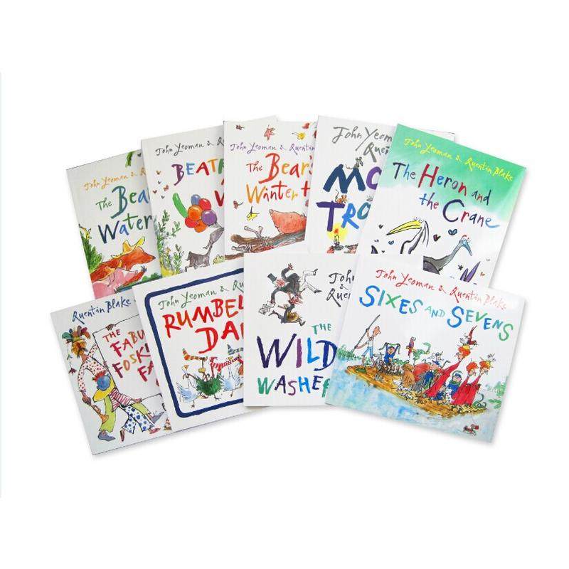 现货 英文原版进口Quentin Blake Collection(10Books)罗尔德达尔御用画家-昆汀布莱克绘本集图画册集